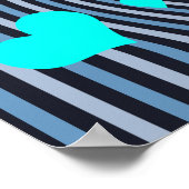 Pop Art "Ik hou van haar" Poster (Hoek)