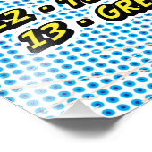 Pop Art Illustrated Balkan kaart Foto Afdruk (Hoek)