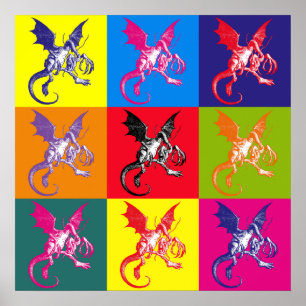 Pop Art Jabberwocky Poster