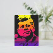 Pop Art Jack JFK John F. Kennedy Briefkaart (Staand voorkant)