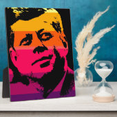 Pop Art Jack JFK John F. Kennedy Fotoplaat (Zijkant)