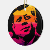 Pop Art Jack JFK John F. Kennedy Keramisch Ornament (Links)