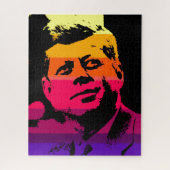 Pop Art Jack JFK John F. Kennedy Legpuzzel (Verticaal)