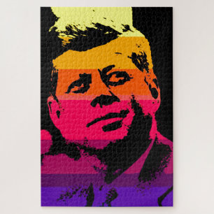 Pop Art Jack JFK John F. Kennedy Legpuzzel
