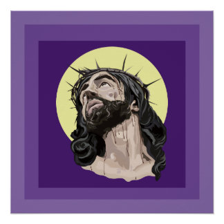 Pop Art Jesus Christ Glossy Poster - Cuadro Cristo Perfect Poster