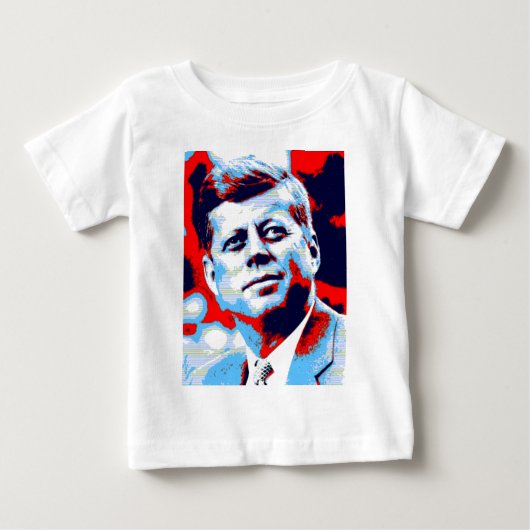 Pop Art JFK John F. Kennedy Red Blue (Voorkant)
