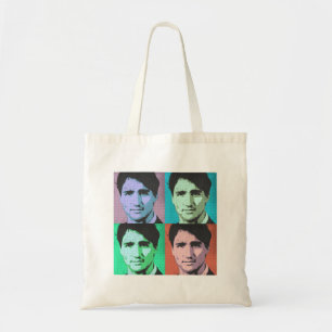 Pop Art Justin Trudeau - Volledige grootte 2-.png Tote Bag