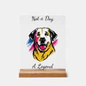  Pop Art Kangal Design Acryl Bord (Voorkant)