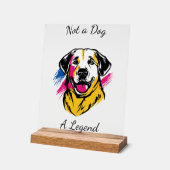  Pop Art Kangal Design Acryl Bord (Hoek)