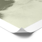 Pop Art Kat 9 Foto Moderne Retro Kleurblok Poster (Hoek)