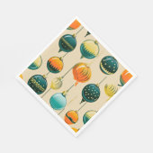 Pop Art Kerstballen Servet (Hoek)