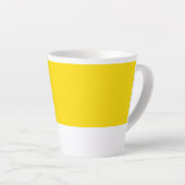 Pop Art Kiwi stijl Latte Mok (Rechterhoek)