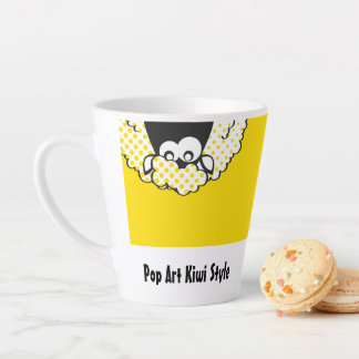 Pop Art Kiwi stijl Latte Mok