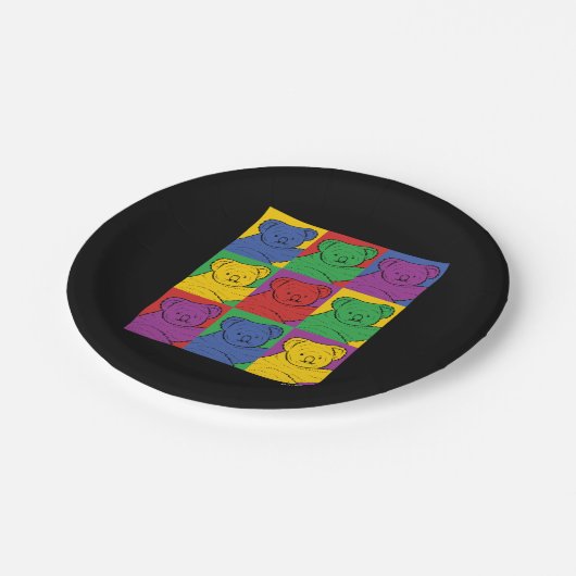 Pop Art Koala Papieren Bordje (Gekanteld)