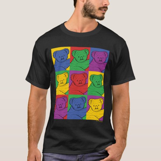 Pop Art Koala T-shirt (Voorkant)