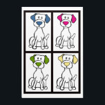 Pop Art Labrador<br><div class="desc">Dessin de chien mignon et coloré que j'ai transformé en cette impression. Labrador</div>