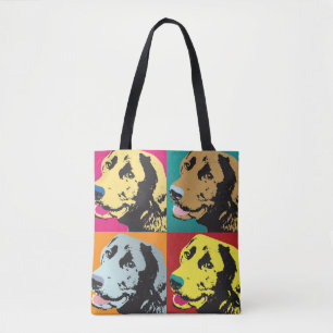 Pop Art Labrador Retriever Draagtas