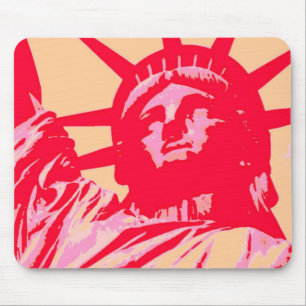 Pop Art Lady Liberty New York City Muismat