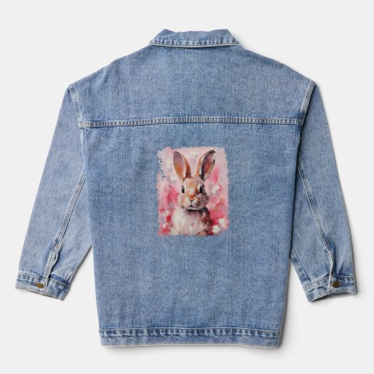 Pop Art Lapin Coloré Lapin Rose (Verso)