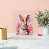 Pop Art Lapin Coloré Lapin Rose (Mariage)