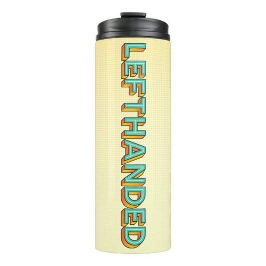 Pop Art Lefthanded Thermal Tumbler Thermosbeker (Voorkant)