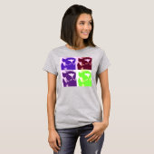 Pop Art Lemur T-shirt (Voorkant volledig)
