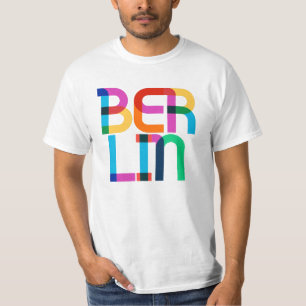 Pop Art Letters Berlijn Duitsland T-shirt
