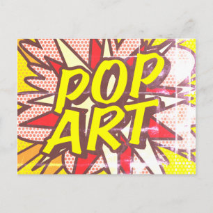 POP ART Leuk Retro Stripboek Pop Art Briefkaart