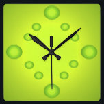 Pop Art Lime Soleil Inhabituel Horloge verte 4<br><div class="desc">Pop Art Lime Soleil inhabituel Horloge verte 4 - CricketDiane Art et Design 2014</div>