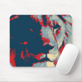 Pop Art Lion Muismat (Met muis)