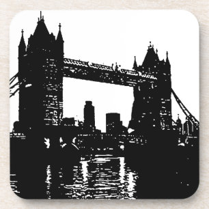 Pop Art London Tower Bridge Bier Onderzetter