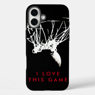 Pop Art Love Basketbal Spel iPhone 16 Plus Hoesje