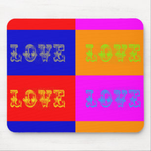 Pop Art Love Muismat