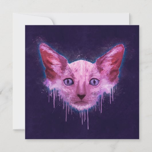 Pop Art Lykoi Werewolf Cat (Voorkant)