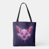 Pop Art Lykoi Werewolf Cat Draagtas (Achterkant)