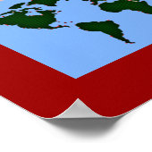 pop art map decor poster (Hoek)