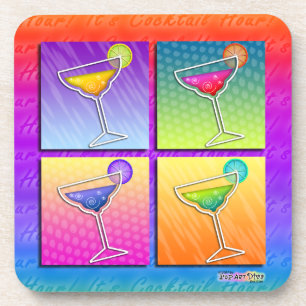 Pop Art Margaritas Cork Onderzetter