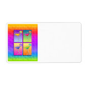 Pop Art MARGARITAS ETIKET (Voorkant)