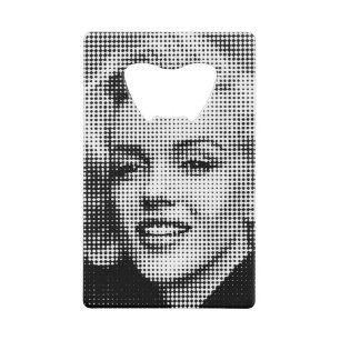 Pop Art Marilyn 2 Kredietkaart Flessenopener
