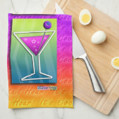 Pop Art MARTINIS Kitchen - Bar TOWEL Theedoek (Quarter Fold)