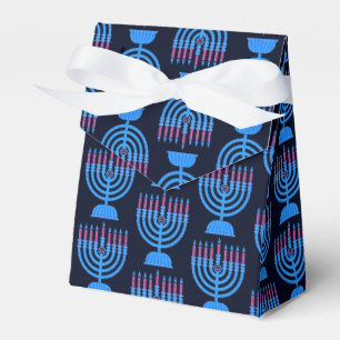 Pop Art Menorah Favor Box Bedankdoosjes