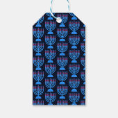 Pop Art Menorah Gift Labels Cadeaulabel (Voorkant)