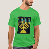 Pop Art Menorah T-shirt (Voorkant)
