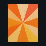 Pop Art Moderne des années 60 Rays géométriques fu<br><div class="desc">Ce design pop art branché,  d'inspiration rétro des années 60,  présente des rayons/coups de soleil psychédéliques oranges dans un motif géométrique. Ce design branché,  minimaliste et ultra-moderne présente douze rayons lumineux dans des tons orangés variés. C'est super,  bébé.</div>