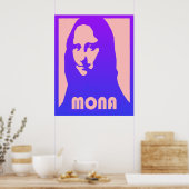 Pop Art Mona Lisa Poster (Keuken)