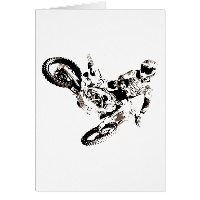 Pop Art Motocross Motorcyle Sport (Devant)