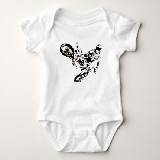 Pop Art Motocross Motorcyle Sport Romper (Voorkant)