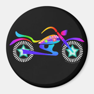 Pop Art MOTORCYCLUS Magnet Magneet