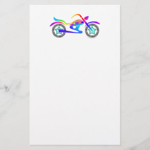 Pop Art MOTORFIETS Stationery Briefpapier