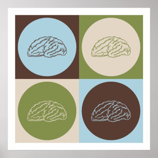 Pop Art Neuroscience Poster (Voorkant)
